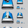 Hard drive icons