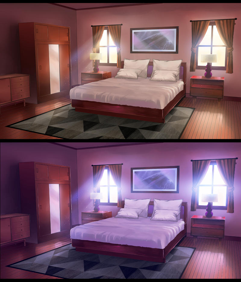 Bedroom - Anime VN Background - Backgrounds: Cùng tận hưởng không gian phòng ngủ đầy ấm áp và ngọt ngào trong các bộ truyện tranh dưới dạng Anime VN Background. Với những hình nền Anime VN Background đầy màu sắc, bạn sẽ được đắm mình trong không gian đầy tình cảm và cảm ứng được sự đong đưa đến tận từng phút giây.