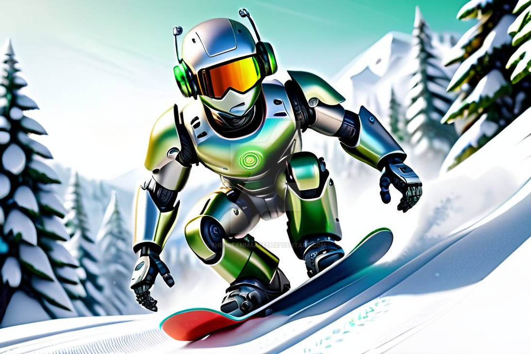 Automatic Snowboard Snowboarding Robot (9) by TheDreamMarket on DeviantArt