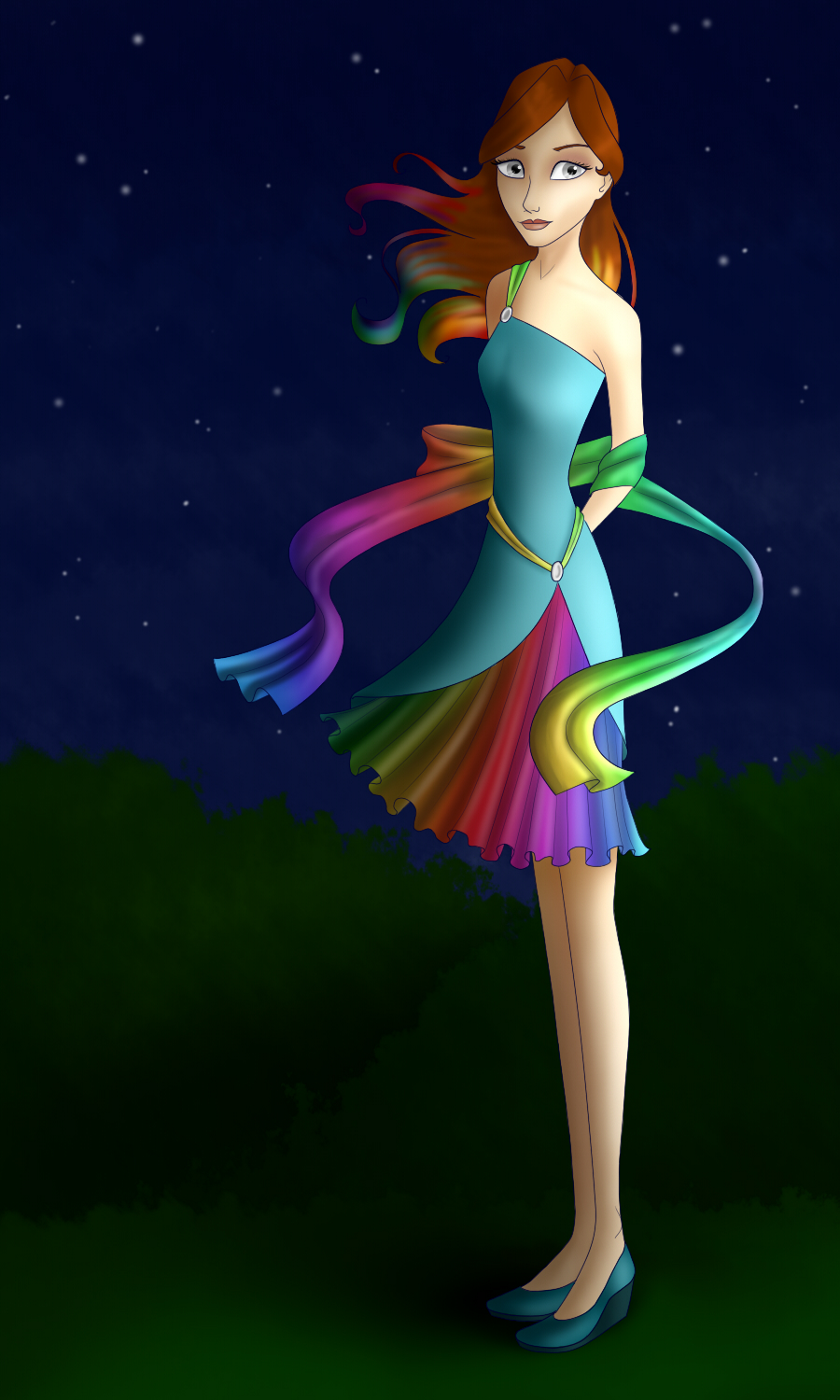 The Rainbow Dress