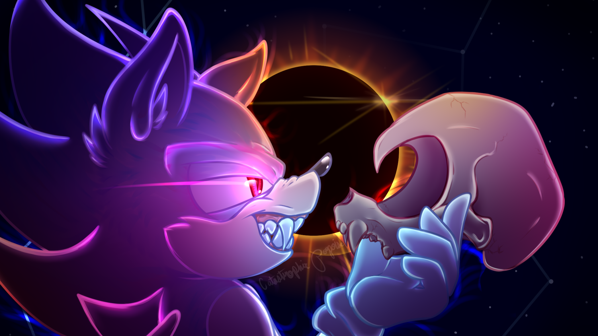 Hyper Sonic by VioletstarDoesArt on DeviantArt