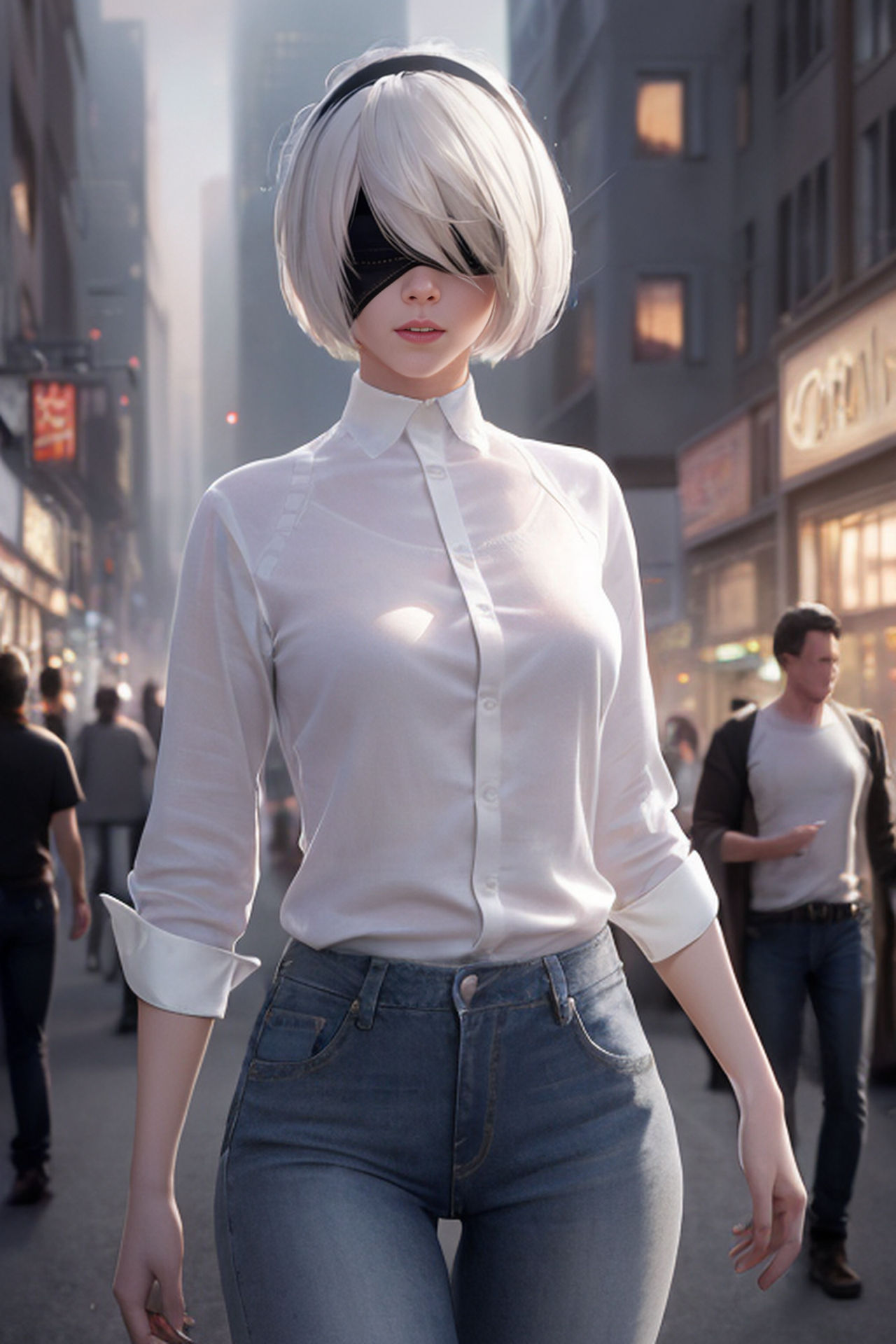 Casual 2B by AlexxWhite on DeviantArt