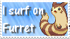 I Surf on Furret Stamp