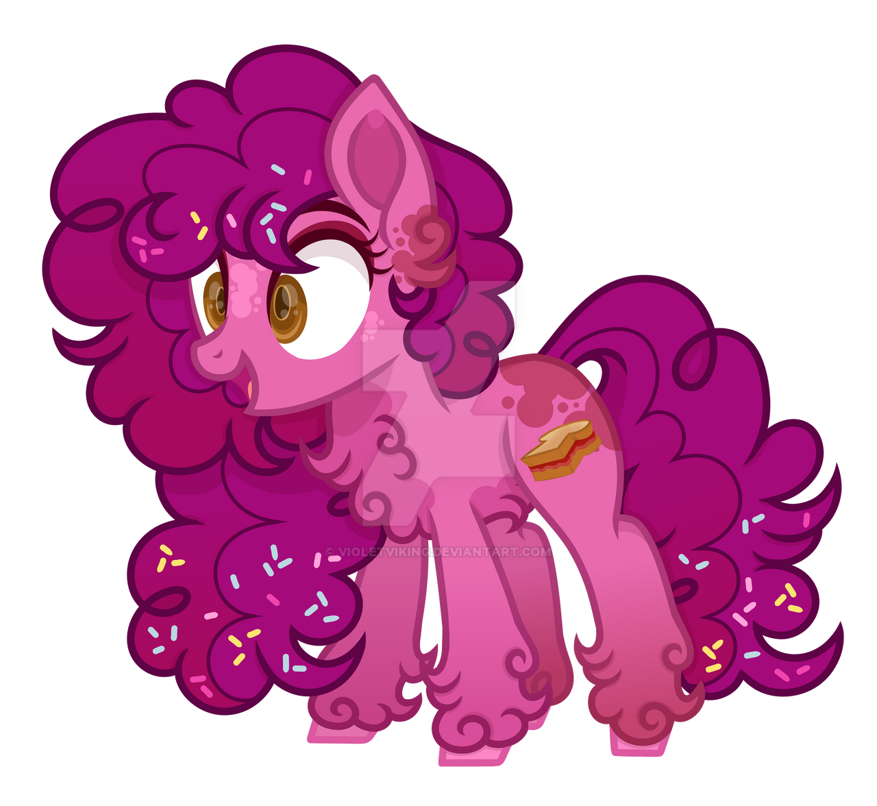 MLP Royalverse AU Nextgen: Raspberry Jam Sandwich by Violetviking on ...