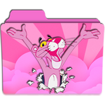 Folder pink panter