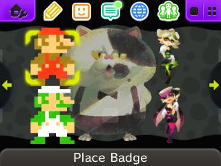 3DS Home Menu- Mario and Luigi vs Callie and Marie