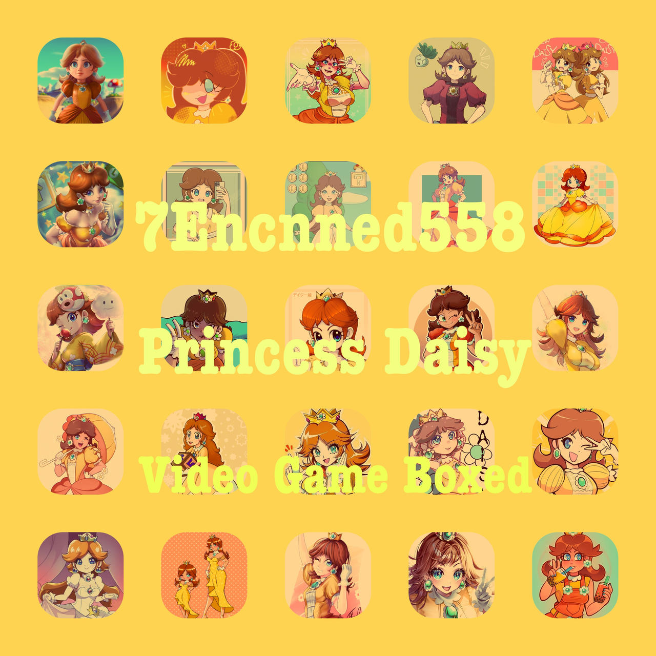 Daisy Renders Princess Daisy Video Game Boxed by 7Encinend558 on DeviantArt