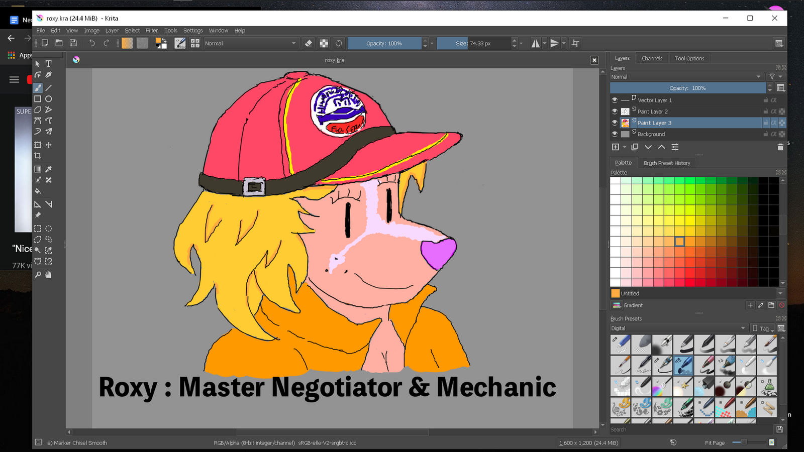 Death Rock Roxy Drawing Roxy by d33zl3 on DeviantArt