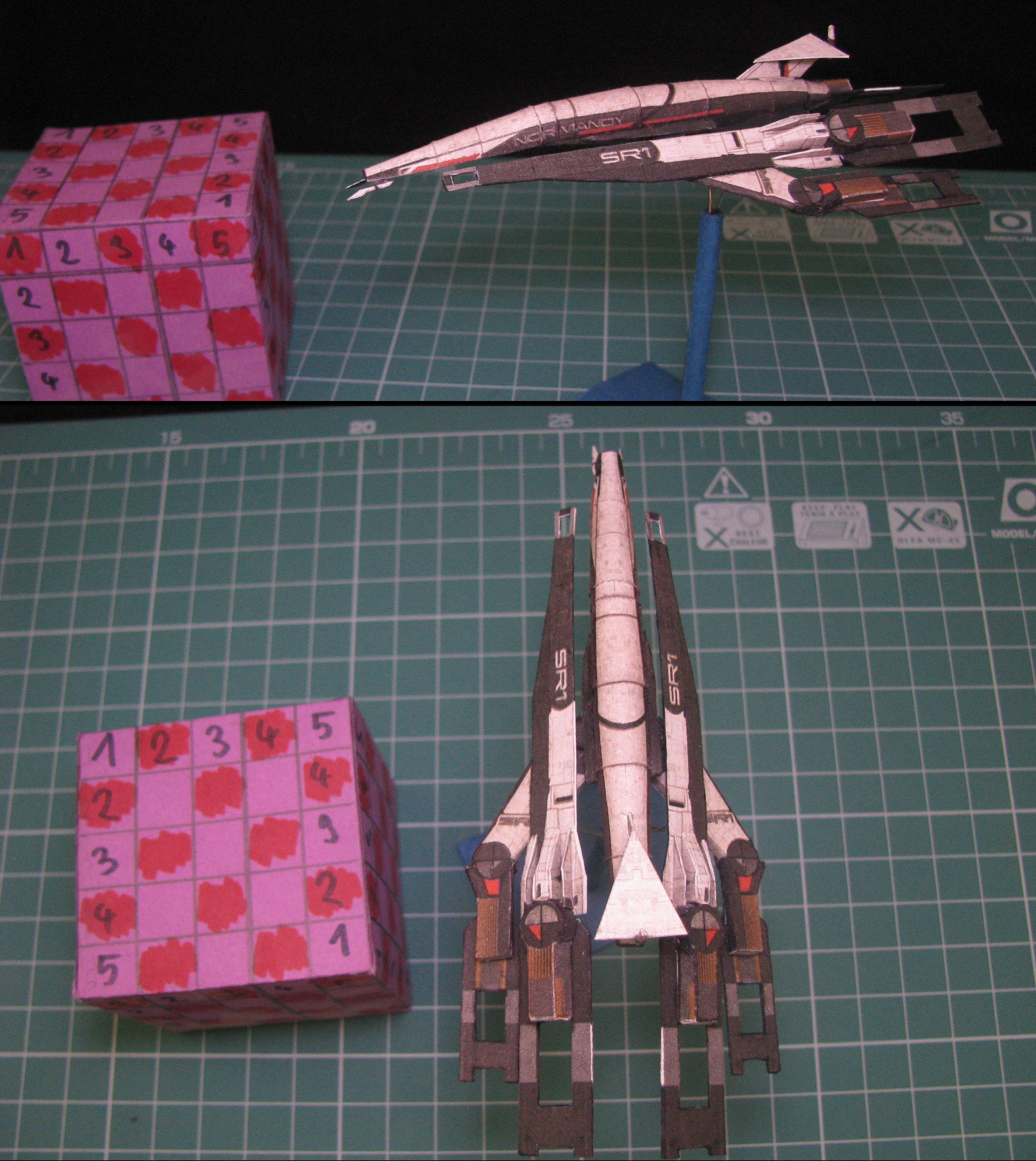 Normadny SR1 -  Micro model - papercraft