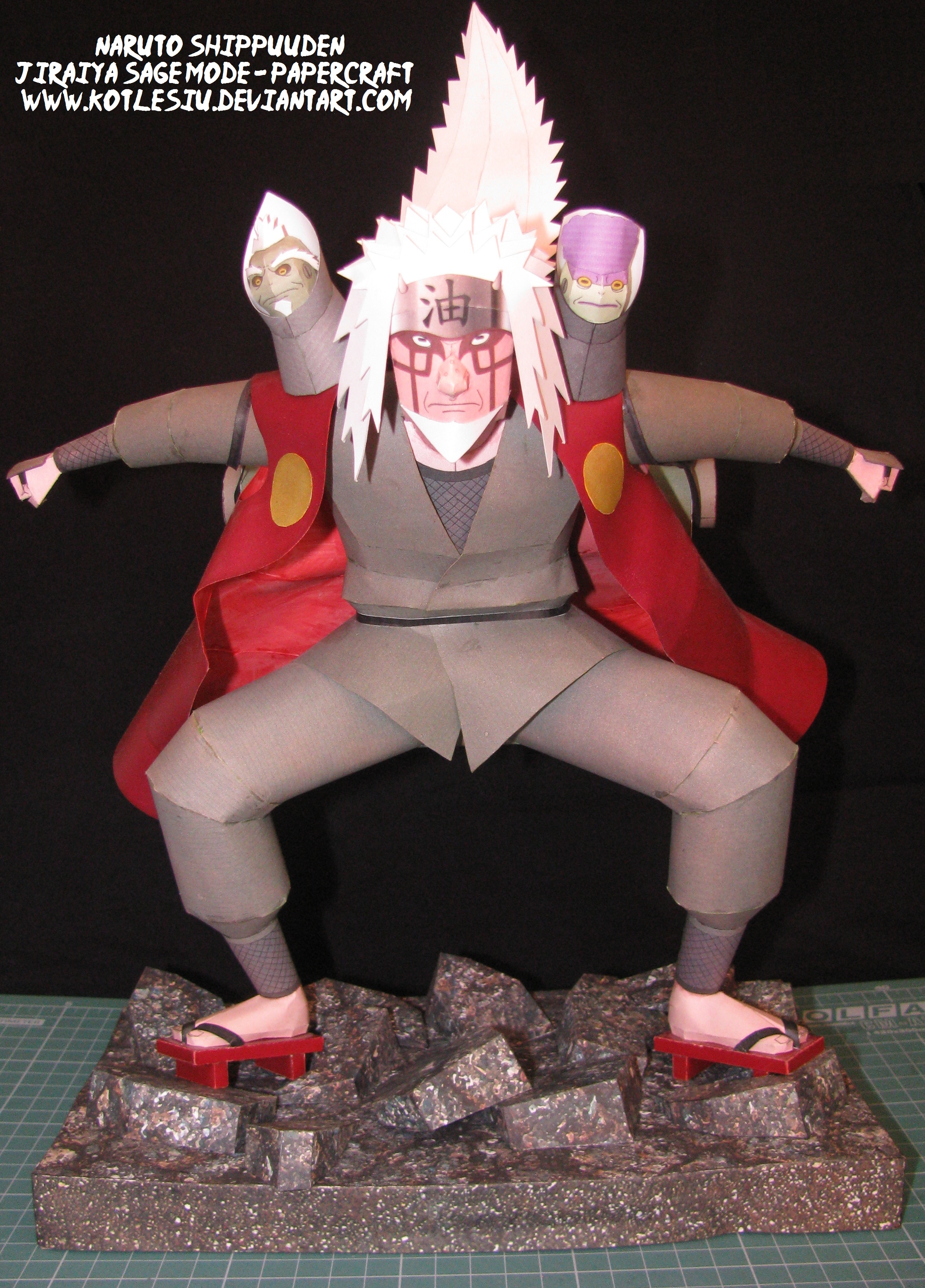 Naruto Shippuuden - Jiraiya Sage Mode papercraft