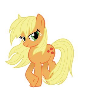 Applejack with loose mane