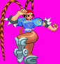 Mai-Ling in Chun-Li's outfit