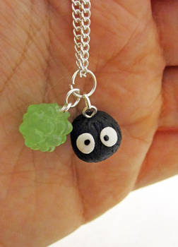 Soot Sprite Green Necklace