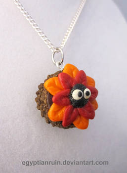 Soot Sprite Acorn Necklace