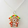 Gingerbread House Necklace