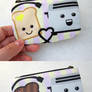 Happy Toast Angry Toast Coin Purse