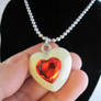 Glow in the Dark Heart Container Necklace