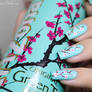 Nail Art Cherry Blossom