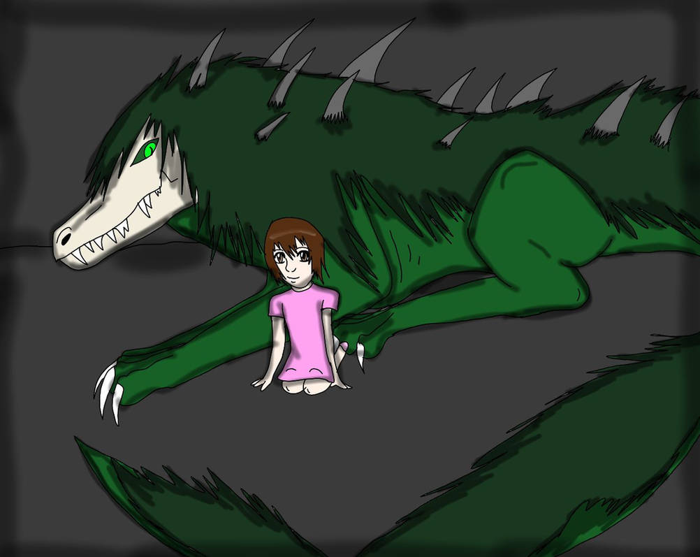 SCP - 682 and me by Mikayla55 on DeviantArt