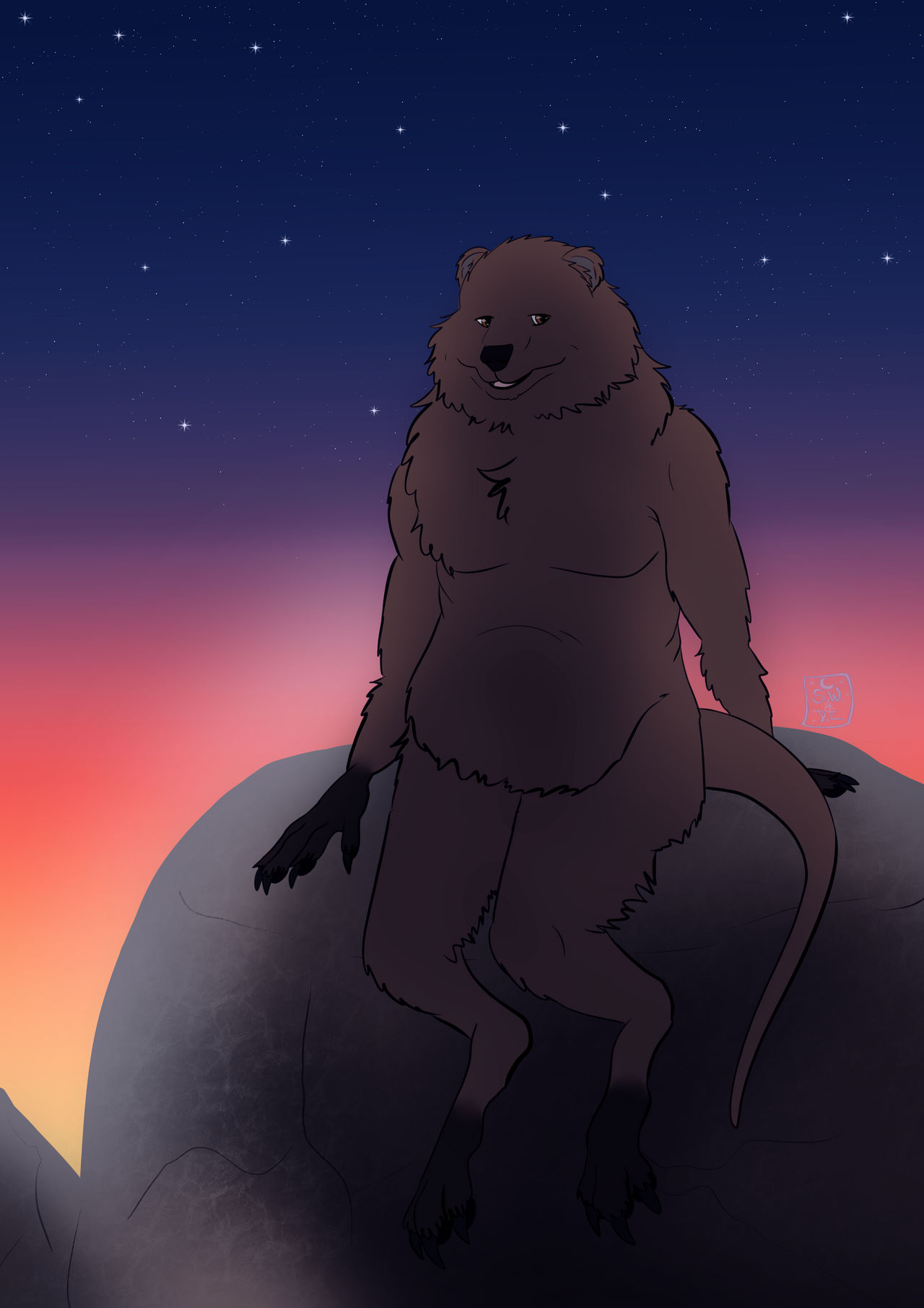 Weretober 2024 Day 14. Quokka