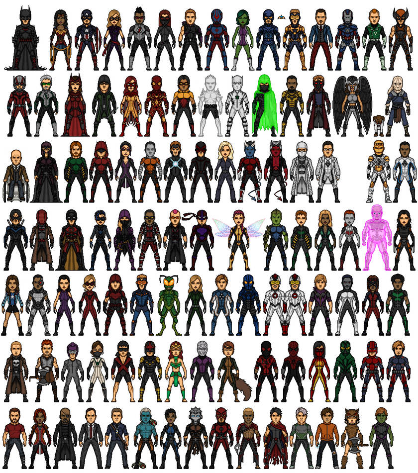 Heroes of Earth Omega (DC and Marvel Combined) by micro266 on DeviantArt