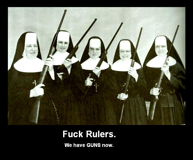 Demotivational Poster:Nuns.