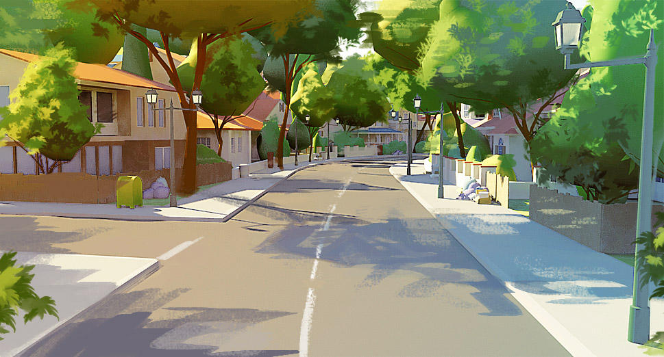 Neighborhood sketch by Tohad on DeviantArt