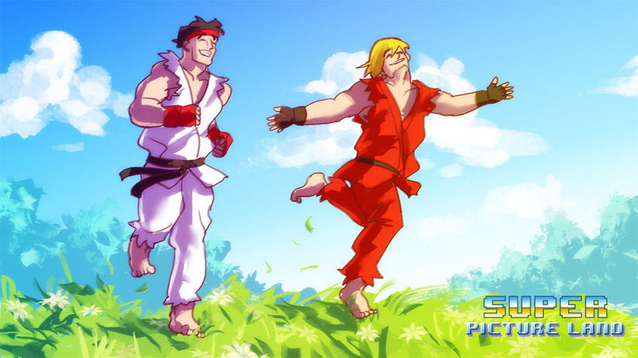Gratuit Images Ryu And Ken Happy Fighters By Tohad On Deviantart dernière salutations