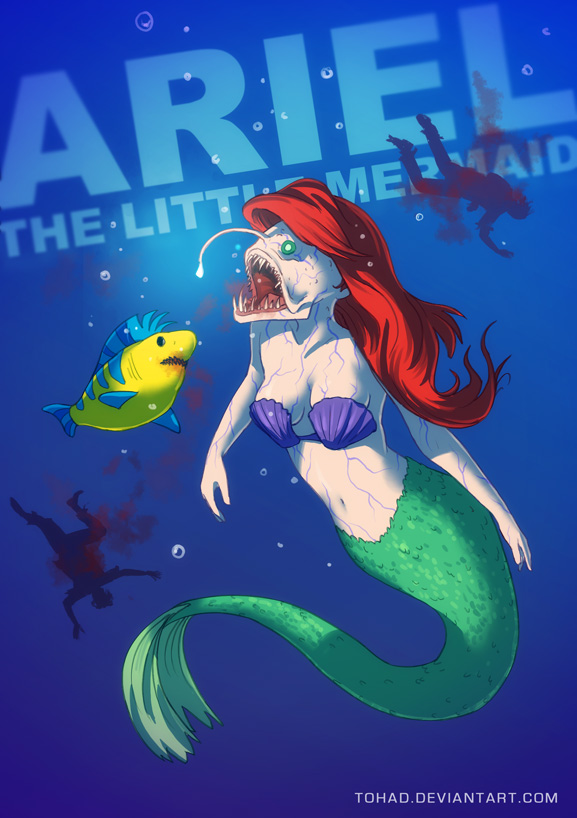 Ariel the little mermaid BADASS