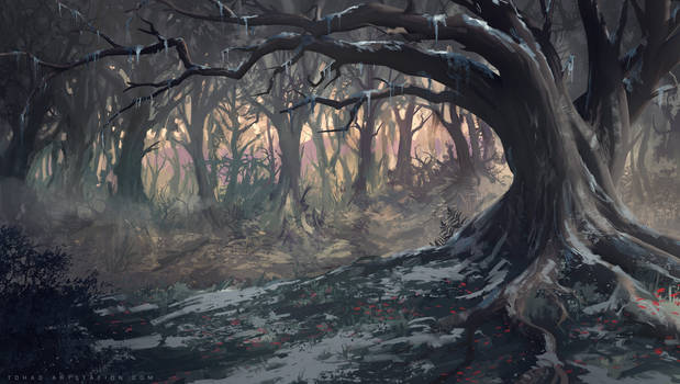 Netflix Castlevania Background : Big tree