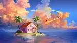 Dragon Ball : Kame House by Tohad