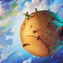 Yoshi's Island Remastered concept art : the moon
