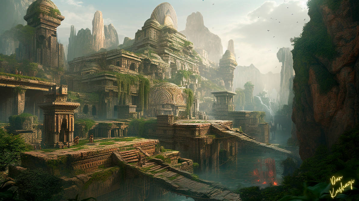 Aztecs city by dankushagi on DeviantArt