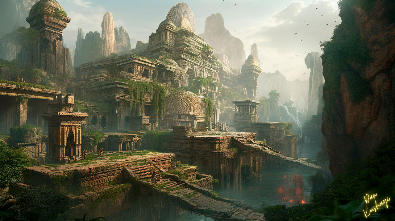 Aztecs city by dankushagi on DeviantArt