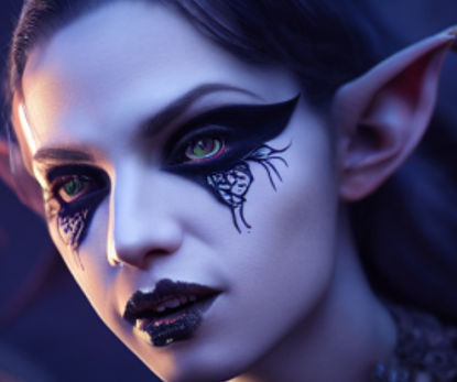 Female Shadow Elf by Kotomedik on DeviantArt