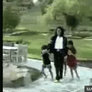 MJ being pushed in teh pool3