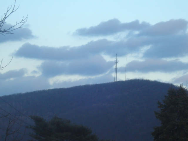 mountains and sky