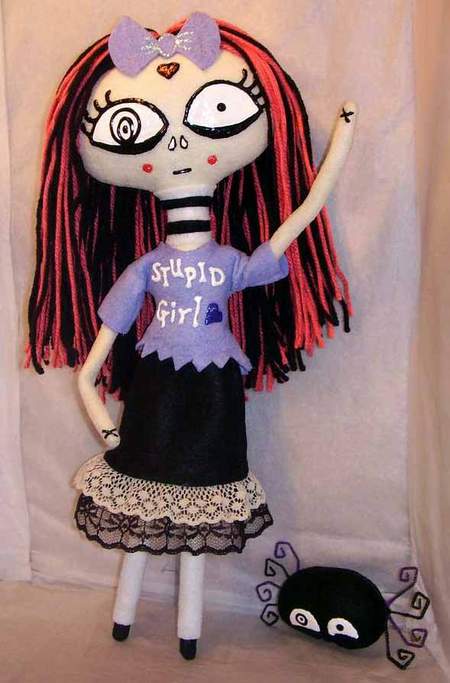 Stupid Girl Gothic Rag Doll