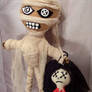 Evil Egyptian Mummy Rag Doll