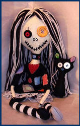 Spooky Patches Rag Doll
