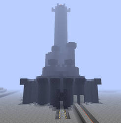 Barad-Dur made in Minecraft.