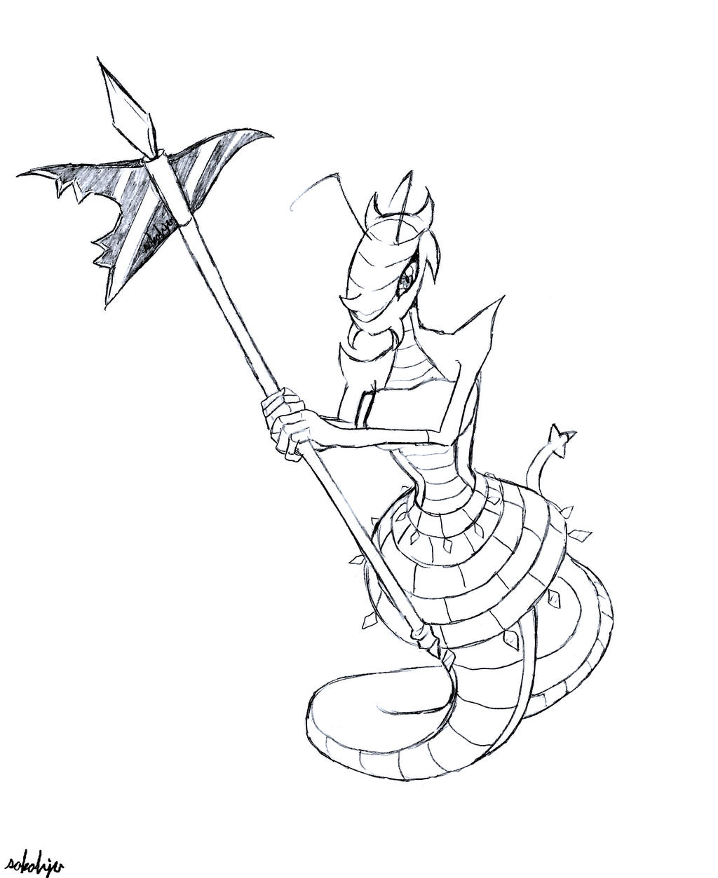 Commission: Insect Lady by sakohju on DeviantArt