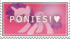 PONIES! Stamp by angelinadraws