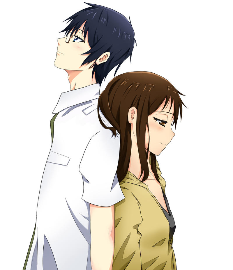 ERASED -Satoru x Airi- -FANART- by ryuuji96