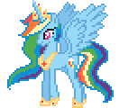 Princess Rainbow Dash Trot