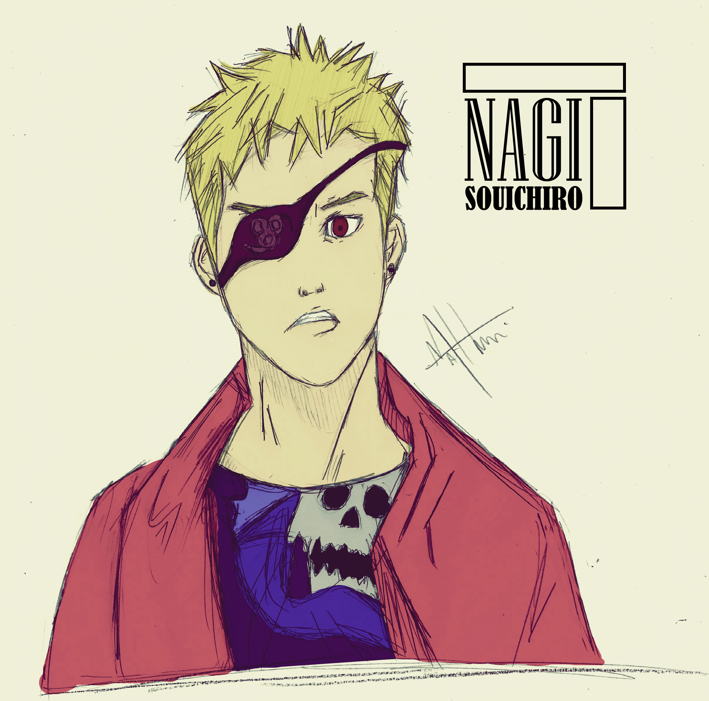 Nagi Souichiro - Tenjou Tenge by graymath on DeviantArt