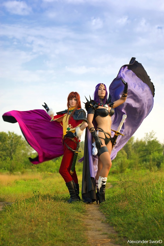 Slayers - Lina and Naga cos4