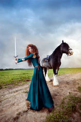 Brave - Merida and Angus_5