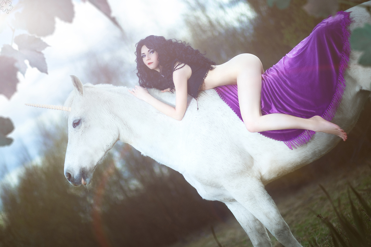 Yennefer and unicorn_3