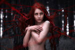 Red lines by GreatQueenLina